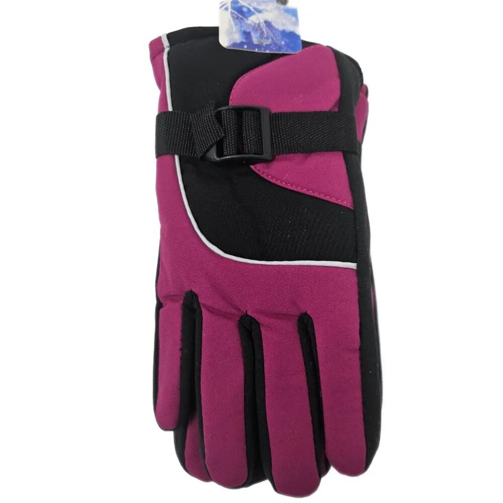 Kids Fleece-Lined Winter Gloves, Various Colors, 9